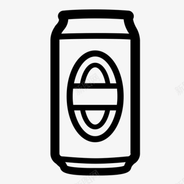 啤酒罐酒精罐头图标图标