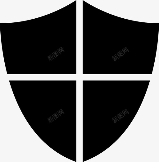 盾牌防卫保护图标svg_新图网 https://ixintu.com 保护 安全 家用工具和器具 盾牌 防卫