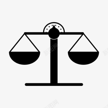 尺度平衡正义图标图标