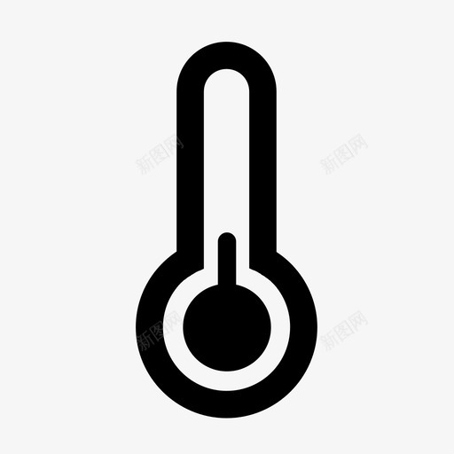 温度计低温冬季图标svg_新图网 https://ixintu.com 低温 冬季 天气全套 温度计