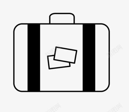 行李包箱子图标图标