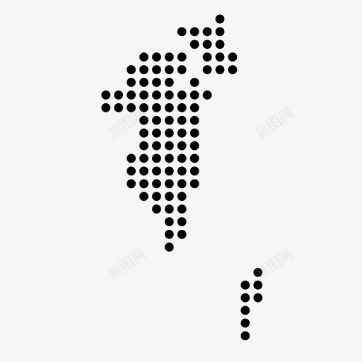 巴林国家位置图标svg_新图网 https://ixintu.com 世界地图点 位置 国家 地图 巴林
