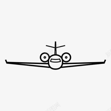 私人飞机飞机私人运输图标图标