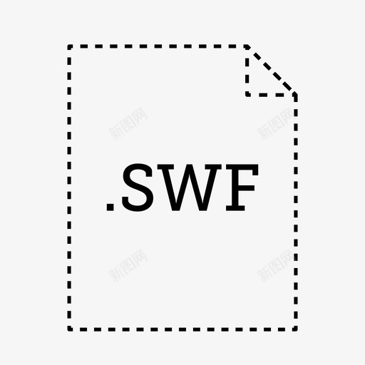 swf文件文件文件类型图标svg_新图网 https://ixintu.com swf文件 应用程序和文件类型 文件 文件类型