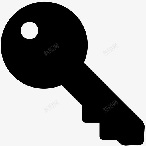 钥匙洛克图标svg_新图网 https://ixintu.com 洛克 钥匙