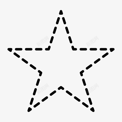 星星最爱高亮图标svg_新图网 https://ixintu.com 喜欢 常用图标 星星 最爱 高亮