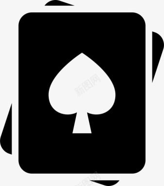 扑克牌王牌赌场图标图标