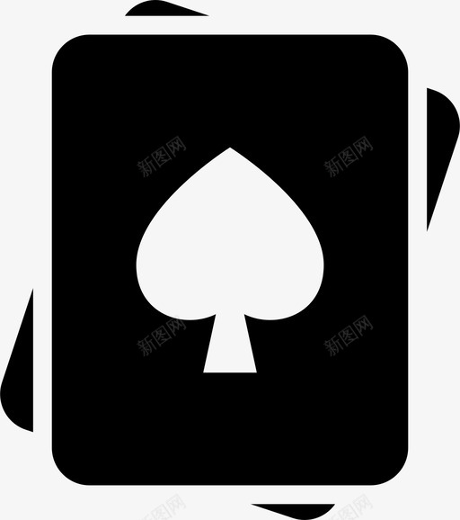 扑克牌王牌赌场图标svg_新图网 https://ixintu.com 体育和娱乐 扑克牌 游戏 王牌 赌博 赌场