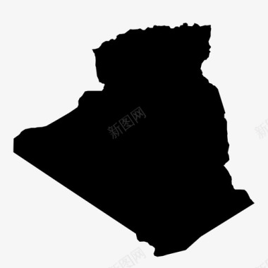 阿尔及利亚非洲国家图标图标