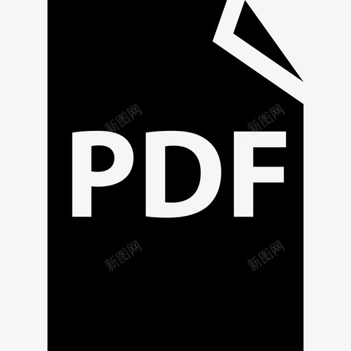 PDF文件符号界面仪表板图标svg_新图网 https://ixintu.com PDF文件符号 仪表板 界面