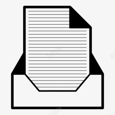 书桌托盘文件纸张图标图标