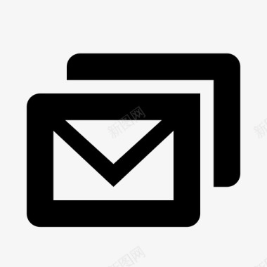 邮寄邮件递送垃圾邮件图标图标