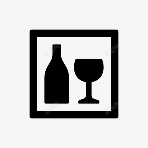 迷你吧酒类酒类货架图标svg_新图网 https://ixintu.com 便利设施 冰箱 迷你吧 酒类 酒类货架 饮料