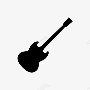 电吉他音乐摇滚图标图标