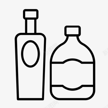 龙舌兰和威士忌酒精混合饮料图标图标