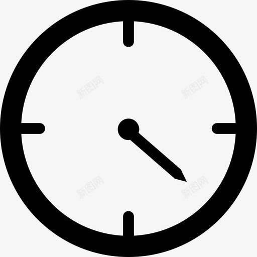 时钟钟面时间图标svg_新图网 https://ixintu.com 挂钟 时钟 时间 网络图标 钟面