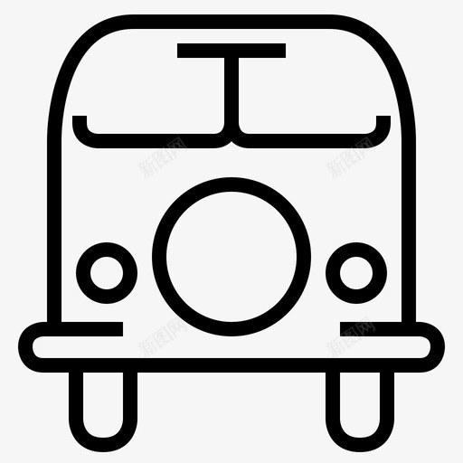 大众t1巴士汽车时尚图标svg_新图网 https://ixintu.com 大众 大众t1巴士 时尚 时尚旅行 汽车