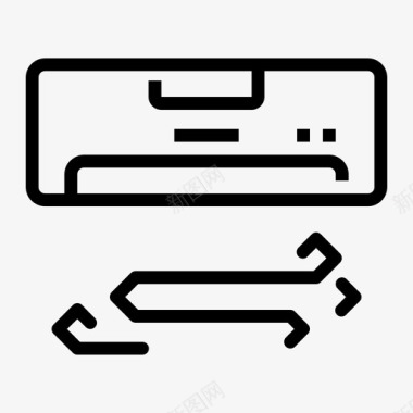 空调冷气购物必需品图标图标