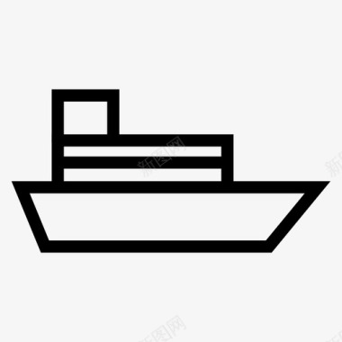 船游船海洋图标图标