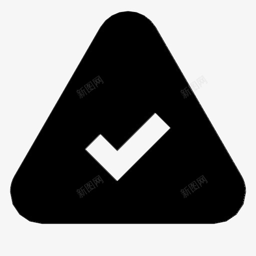 三角检查标记标志图标svg_新图网 https://ixintu.com 三角检查 标志 标记 警告