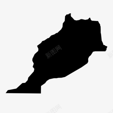 摩洛哥非洲国家图标图标
