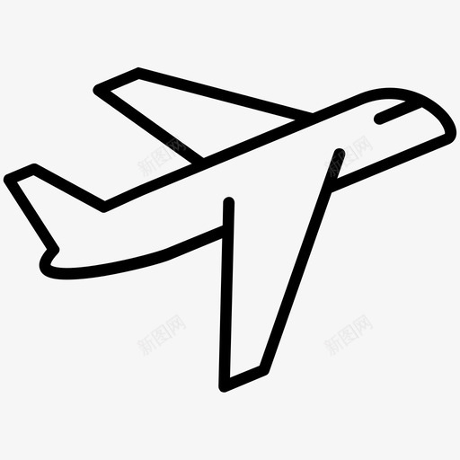 出发飞机假期图标svg_新图网 https://ixintu.com 假期 出发 旅行 美味假期 起飞 飞机