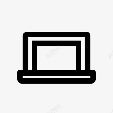 笔记本电脑个人电脑simplecons图标图标