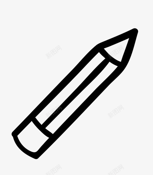 铅笔手绘书写图标svg_新图网 https://ixintu.com 书写 手绘 笔和纸 铅笔