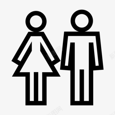 女人和男人永远性别图标图标