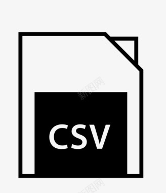 csv扩展名文件名称图标图标