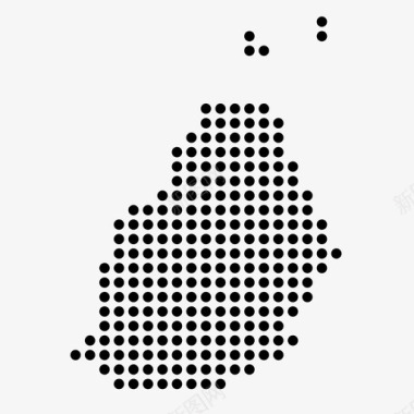 毛里求斯国家位置图标图标