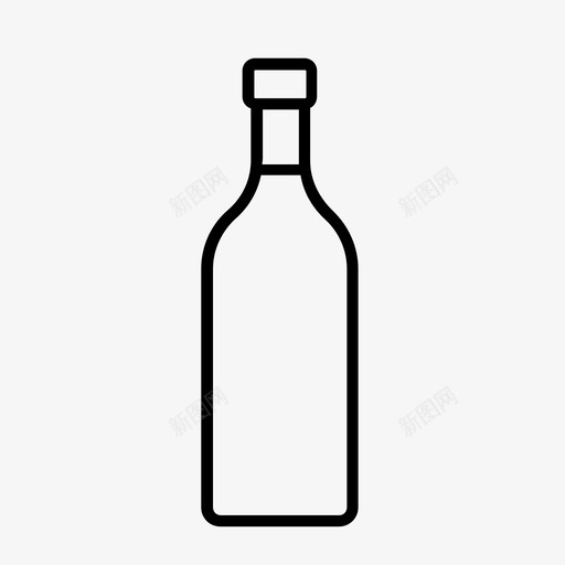 瓶子软木塞酒精瓶图标svg_新图网 https://ixintu.com 瓶子 葡萄酒 软木塞 酒瓶 酒精瓶