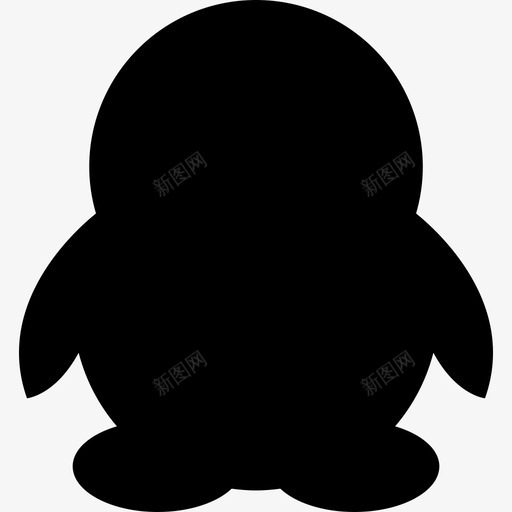 Qq企鹅造型logo网络图标svg_新图网 https://ixintu.com Qq企鹅造型 logo 网络