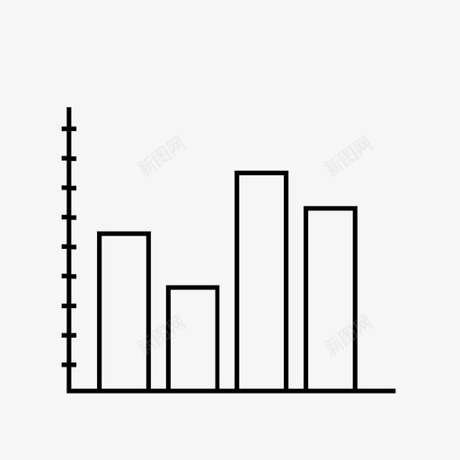 图表直方图统计图标svg_新图网 https://ixintu.com 图表 直方图 统计