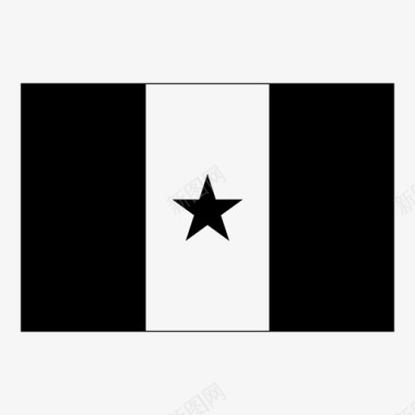 塞内加尔国旗星星世界国旗set3图标图标