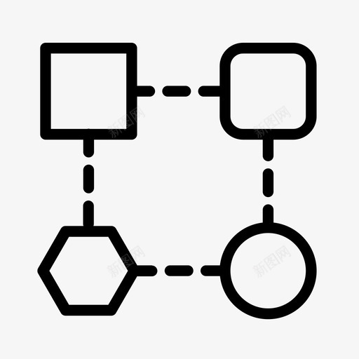 创建算法开发图标svg_新图网 https://ixintu.com 创建算法 开发 数字开发和设计 设计 逻辑