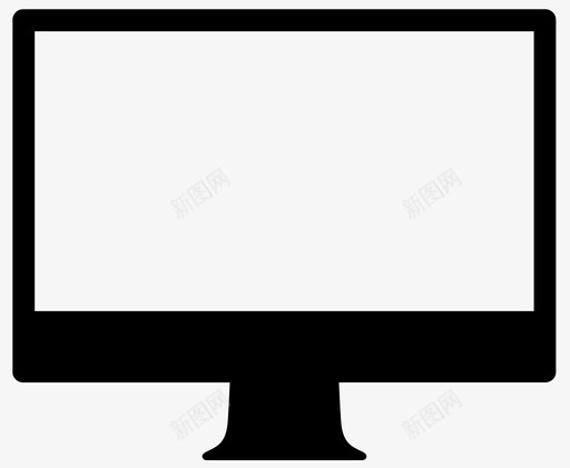 电脑苹果台式机图标svg_新图网 https://ixintu.com mac pc 台式机 技术 电脑 苹果
