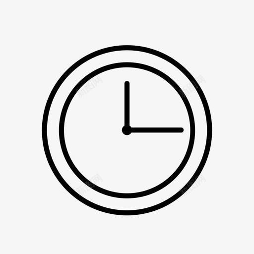 时钟商务时间管理器图标svg_新图网 https://ixintu.com 商务 工作 时钟 时间管理器