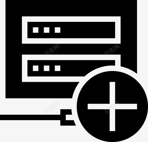 云服务器升级添加数据图标svg_新图网 https://ixintu.com 云服务器升级 互联网 增加 数据 添加 网络 计算机和硬件