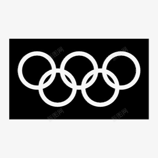 奥运会奥运会会旗奥运五环图标svg_新图网 https://ixintu.com 世界旗帜集 体育 奥运五环 奥运会 奥运会会旗