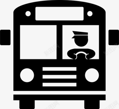 巴士司机工作职业图标图标