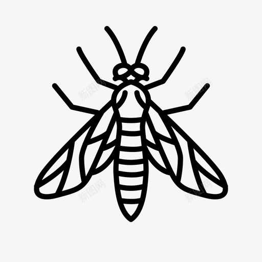 叶蜂黄蜂动物图标svg_新图网 https://ixintu.com 动物 叶蜂 昆虫 生物 虫子 黄蜂