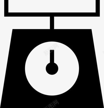 厨房秤测量秤图标图标