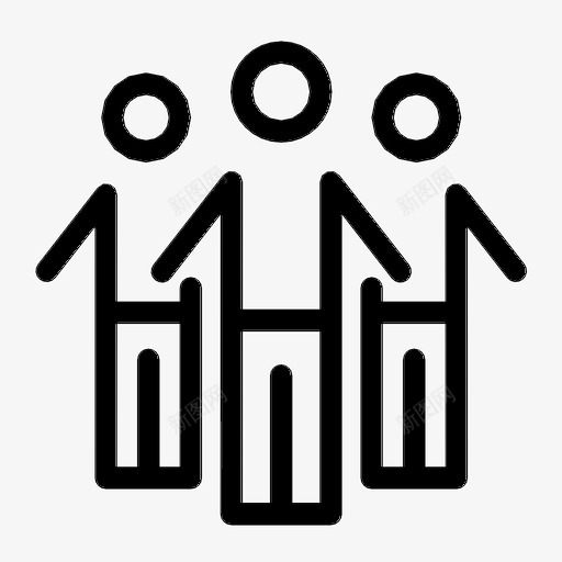 组员客户领导图标svg_新图网 https://ixintu.com 团队 客户 用户 组员 组和人员行2 领导