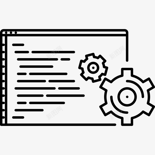 代码优化界面程序图标svg_新图网 https://ixintu.com 代码优化 界面 界面大纲新 程序 网站 软件