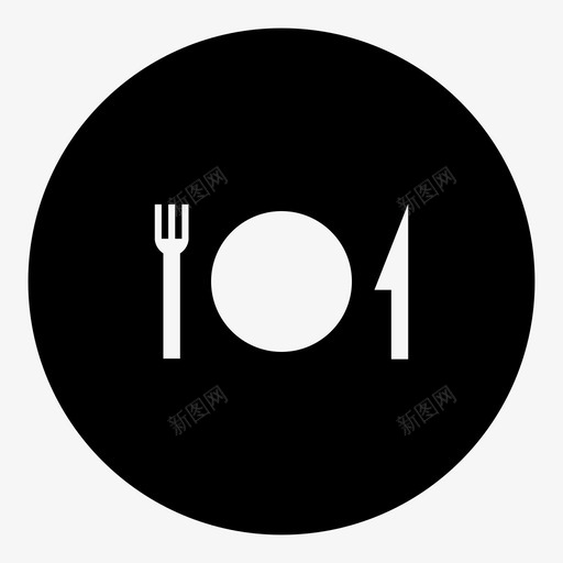 食物餐具吃图标svg_新图网 https://ixintu.com 刀 吃 食物 餐具 餐厅 餐厅刀