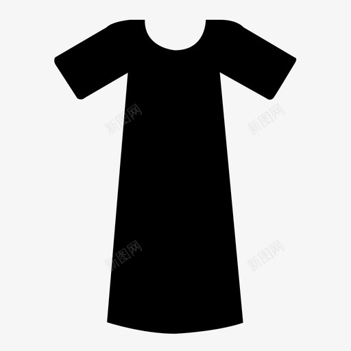 衣服长袍图标svg_新图网 https://ixintu.com 大袍子 衣服 长袍