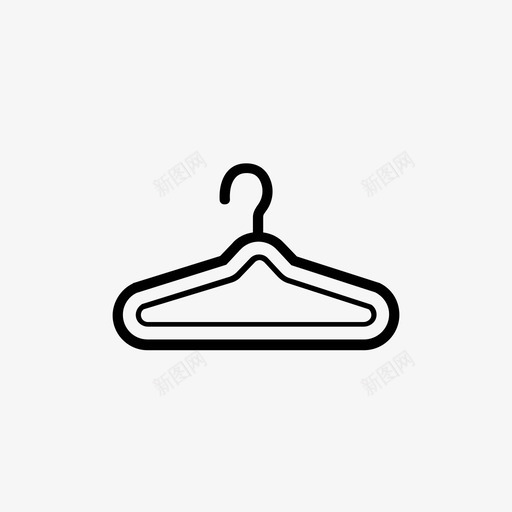 衣架房子图标svg_新图网 https://ixintu.com 房子 衣架