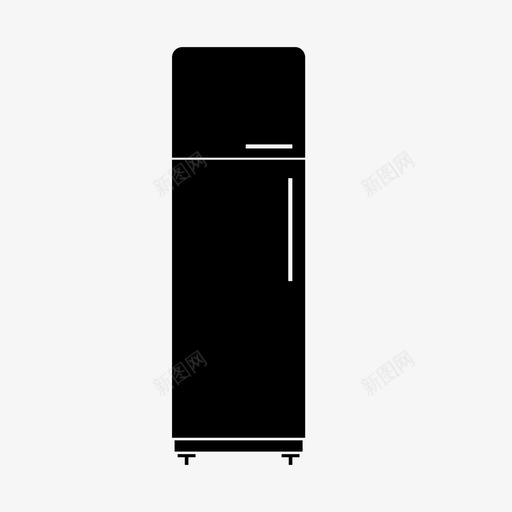 冰箱家厨房图标svg_新图网 https://ixintu.com 冰箱 厨房 家