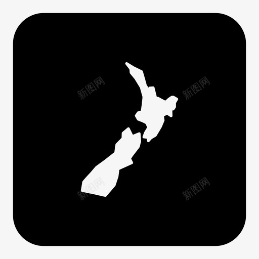 新西兰国家猕猴桃图标svg_新图网 https://ixintu.com 世界地图广场 位置 国家 地图 新西兰 猕猴桃